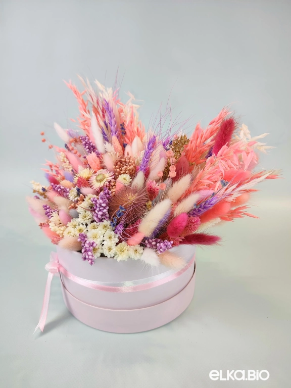 Яркие цветы в шляпной коробке А204-B113 Яркие цветы в шляпной коробке А204-B113