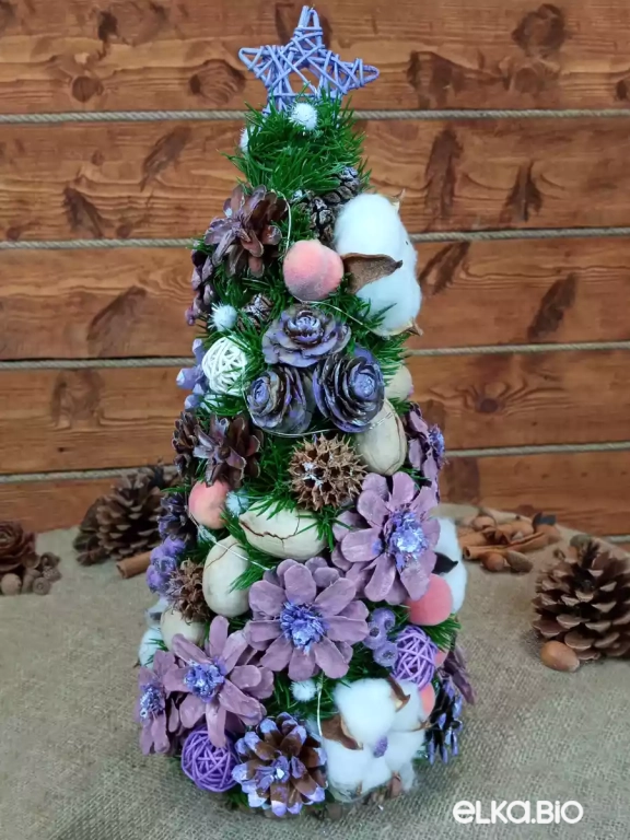 Настольная новогодняя елка с электрогирляндой Загадка Востока П13-В12 Настольная новогодняя елка с электрогирляндой Загадка Востока П13-В12