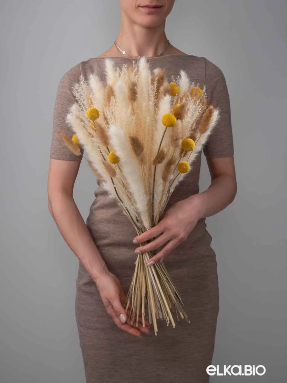 Набор сухоцветов для вазы. Набор М077