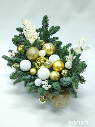 Настольная композиция из Нобилиса Снежные искры Я3