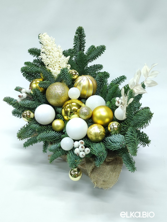 Настольная композиция из Нобилиса Снежные искры Я3