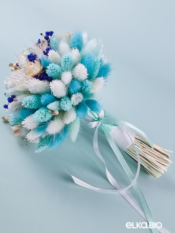 Маленький букет из лагуруса и фаляриса Т159-B102