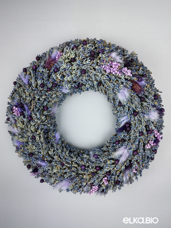 Венок из цветов лаванды Ю74-B106