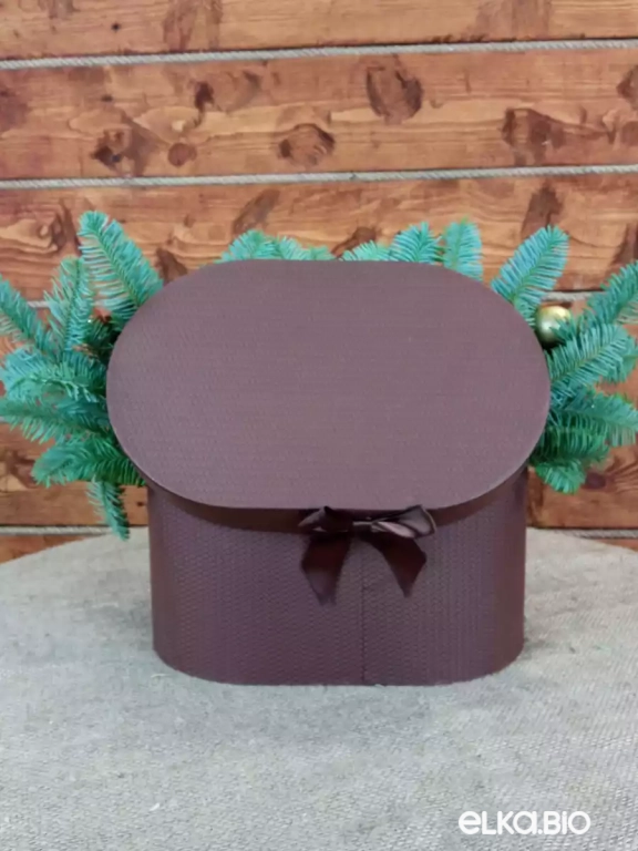 Новогодняя композиция из Нобилиса Шоколадная мечта большая Ю53-В715