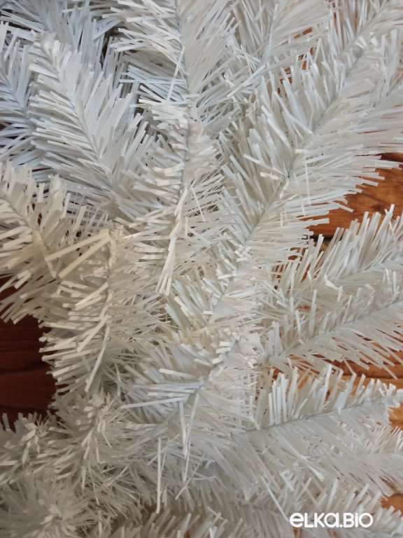 Венок рождественский Белый 70 см-В529