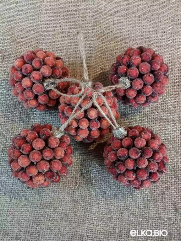 Декоративный шар из ягод Рябиновое настроение Т53-В20