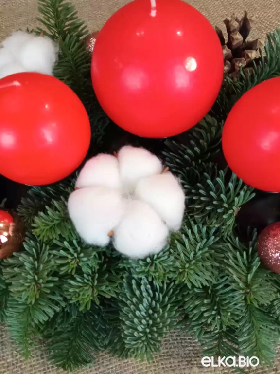 Новогодняя композиция из Нобилиса Территория уюта Ю44-В708