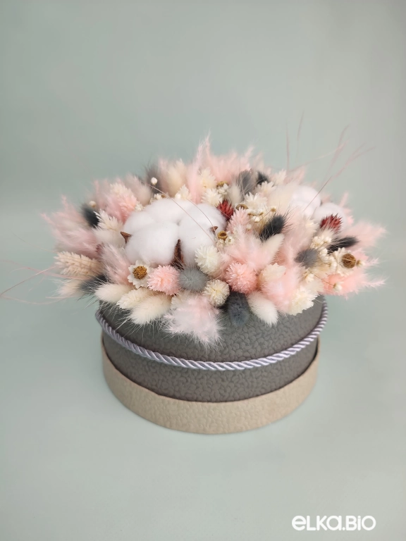 Фалярис и хлопок в шляпной коробке А170-B116