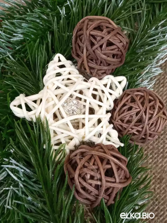 Венок декоративный с дольками апельсина Апельсиновый рай П20-В16