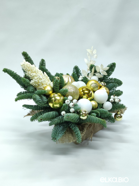 Настольная композиция из Нобилиса Снежные искры Я3