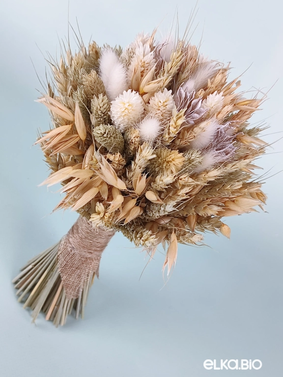Букет из пшеницы, овса и сухоцветов Т184-B106 Букет из пшеницы, овса и сухоцветов Т184-B106