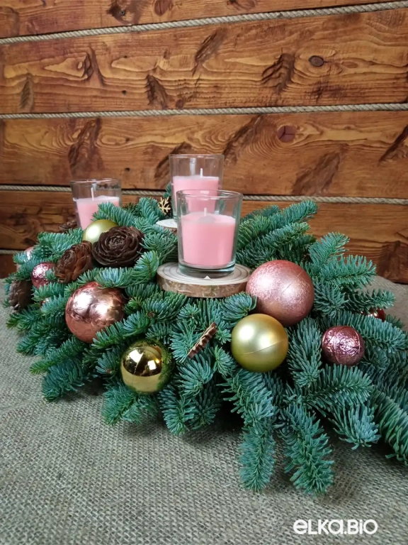 Новогодняя композиция из Нобилиса Шоколадная мечта Ю47-В710