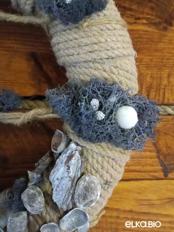 Подвесная композиция из каната Дерево индиго Б28-В54