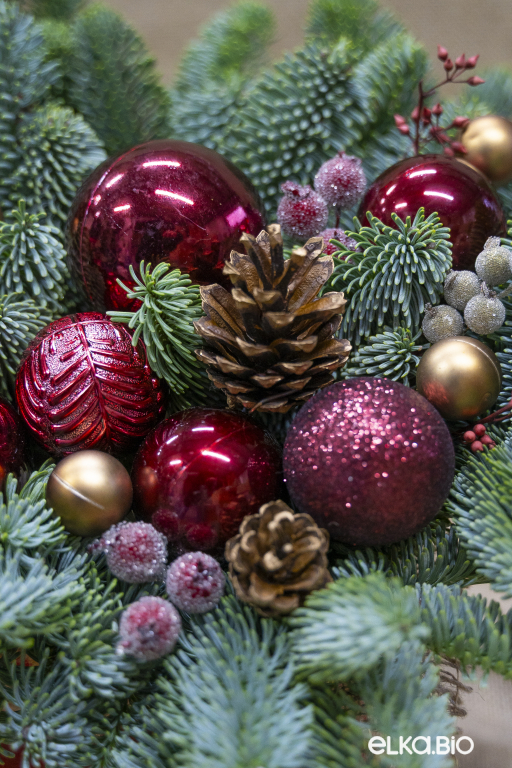 Композиция из пихты Нобилис Королева Виктория К15